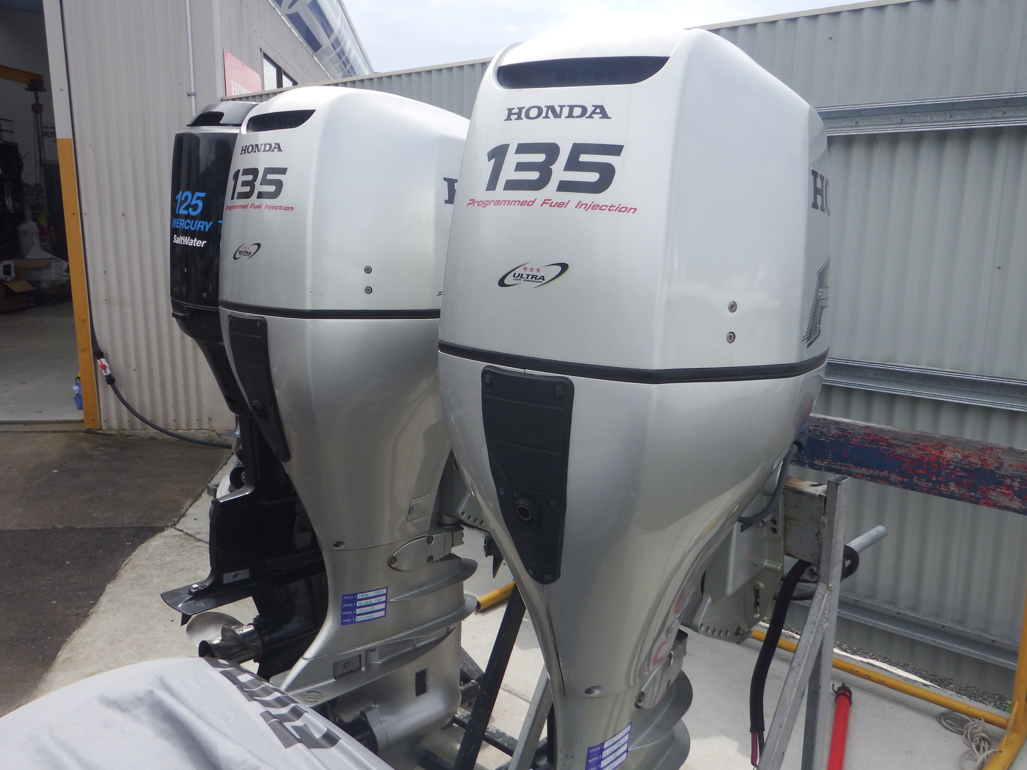 TWIN 135hp Honda Outboards - USED | Deegan Marine TWIN 135hp Honda Outboards - USED | Deegan Marine