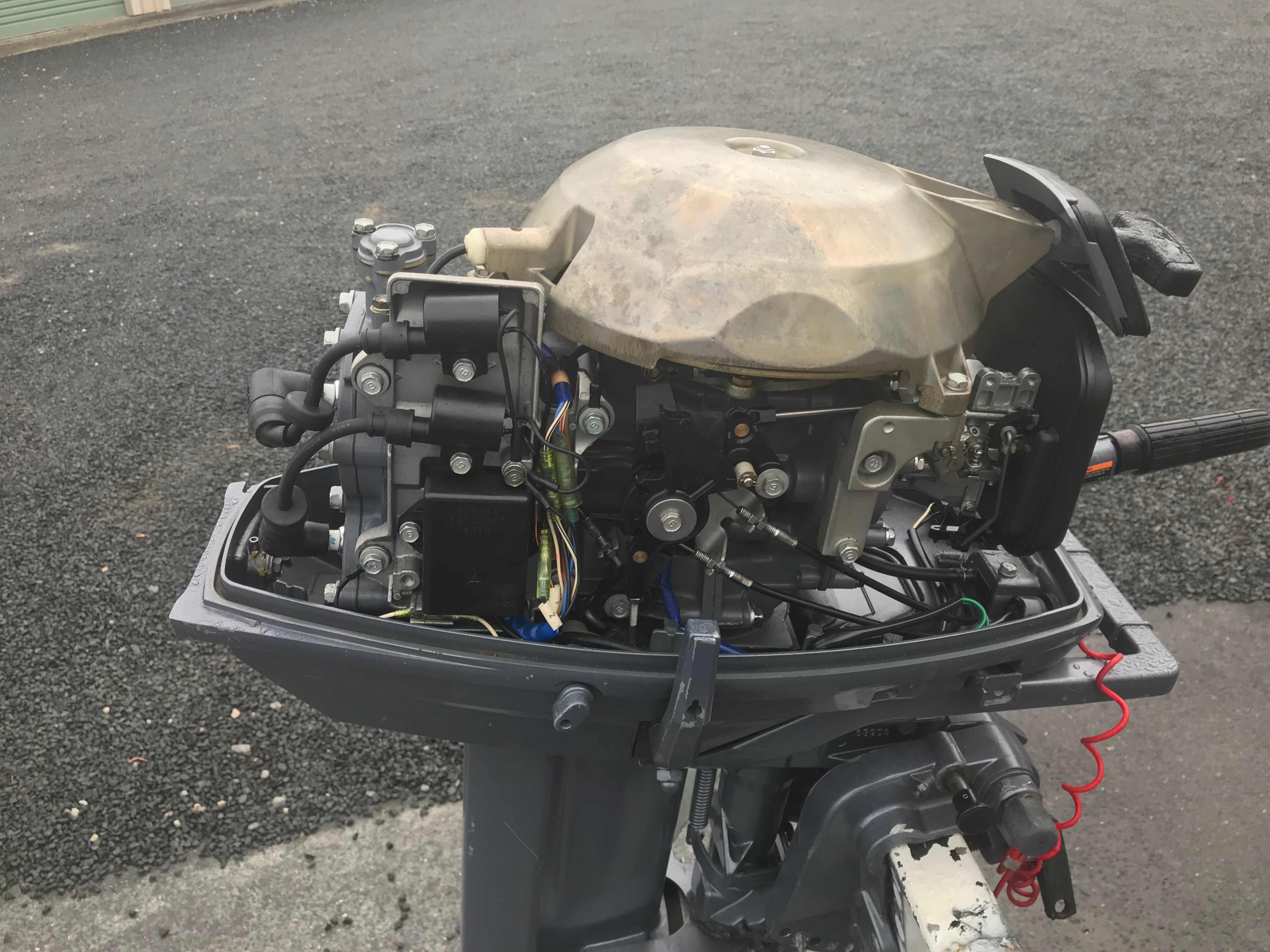 2005 30hp Yamaha Rope Start - Manual Tilt -Tiller - USED | Deegan Marine