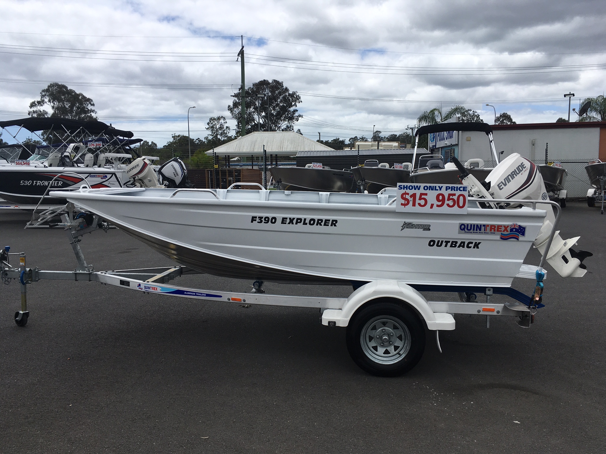 New 2018 Quintrex F390 Outback Explorer With 30 Hp Evinrude For Sale New 2018 Quintrex F390 Outback Explorer With 30 Hp Evinrude For Sale