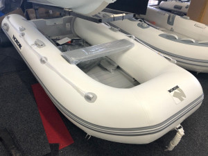 Brand new Nordik 320 ALU floor inflatable boat with welded seams reduced from $3099 to $2799!
