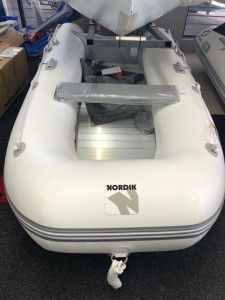 Brand new Nordik 320 ALU floor inflatable boat with welded seams reduced from $3099 to $2799!