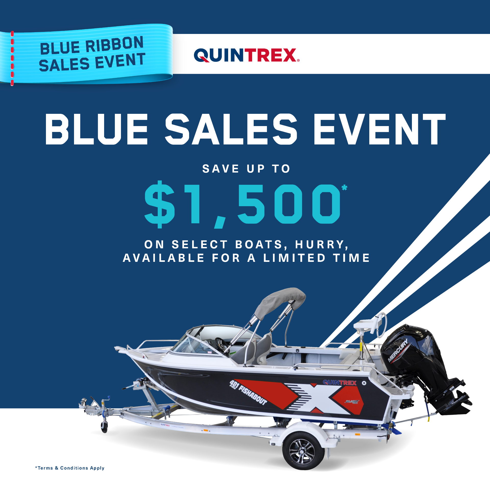 Quintrex 520 Cruiseabout Bow Rider (#62254) Quintrex 520 Cruiseabout Bow Rider (#62254)