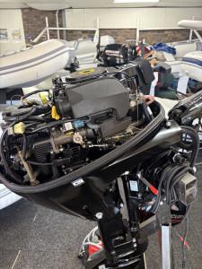 Used Mercury 20hp long shaft EFI 4 stroke with electric start in excellent condition