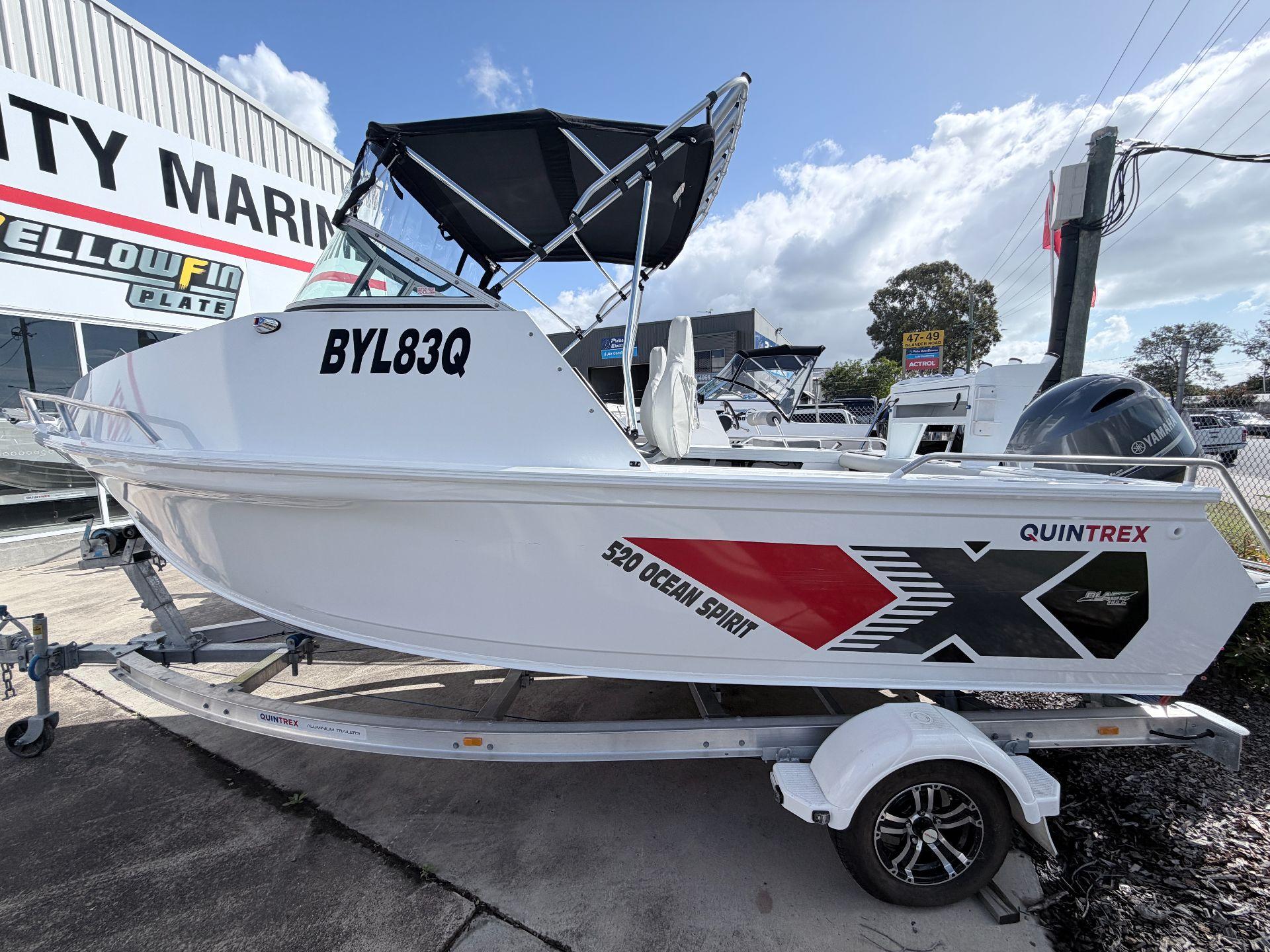 QUINTREX 520 OCEAN SPIRIT | YAMAHA 115HP | LOADED WITH EXTRAS | ONLY 53 HOURS **Fully Transferable National Yamaha Warranty Until May 2029