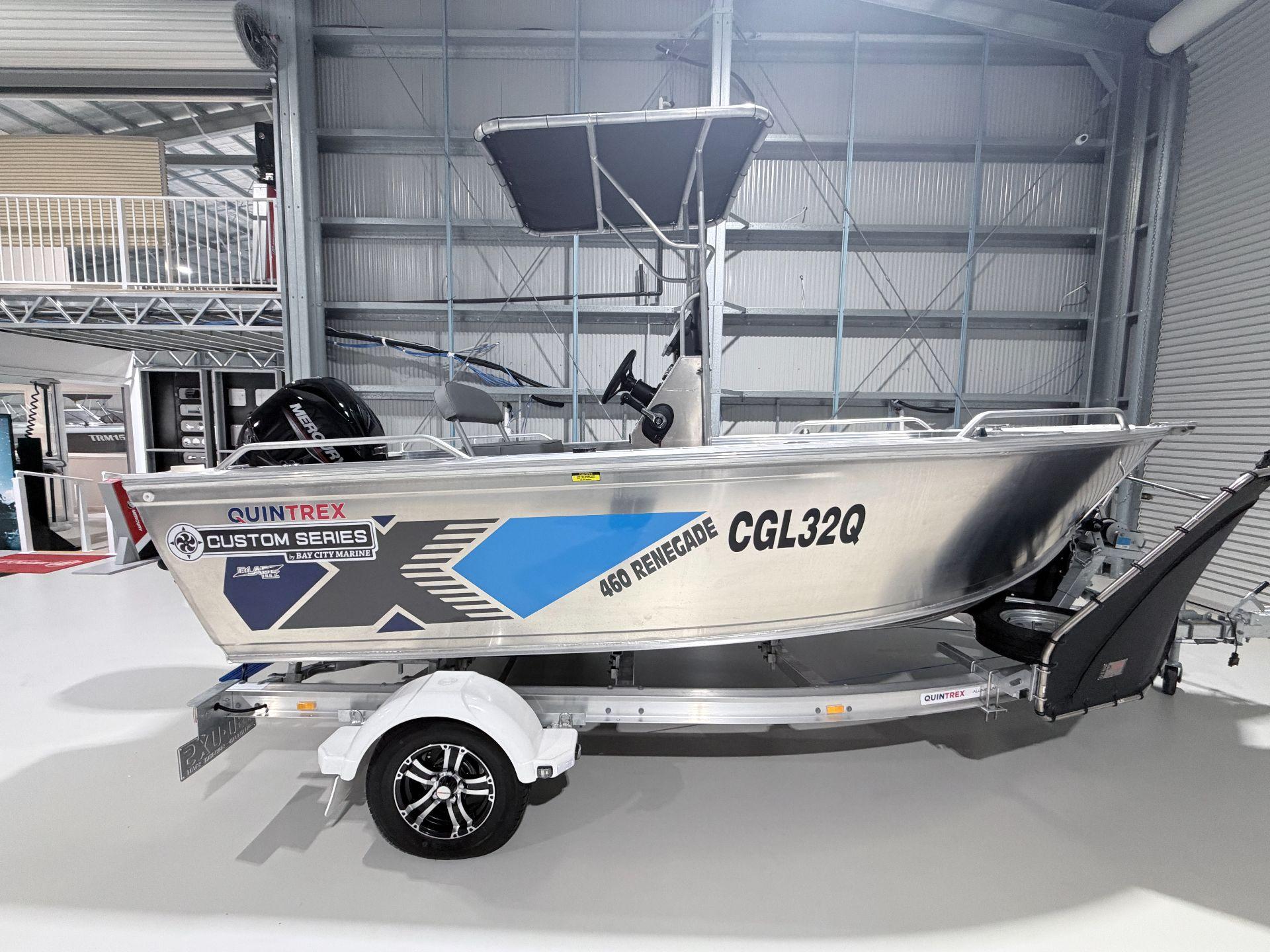 2026 Quintrex 460 Renegade Custom Centre Console Mercury 60hp EFI