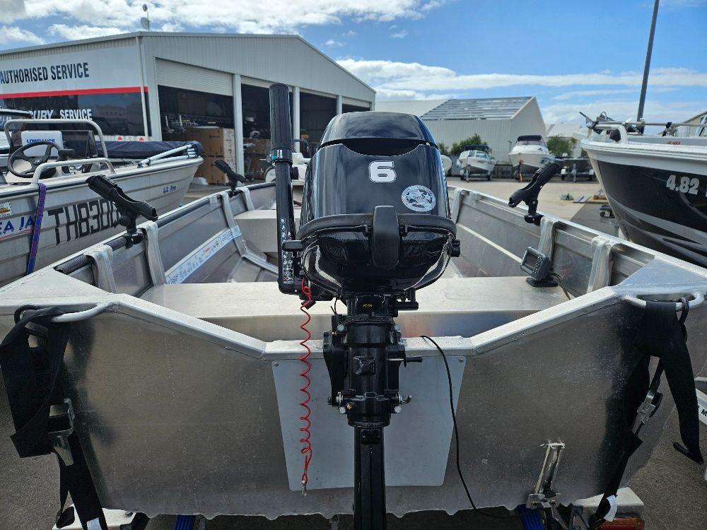 2022 Quintrex F350 Outback Mercury 6HP Four Stroke MotorGuide Xi5 Electric Bow mount with Spot Lock. **No License Required to operate this Boat