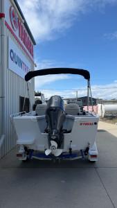 QUINTREX 460 RENEGADE PRO SIDE CONSOLE POWERED BY A YAMAHA F75LB OUTBOARD ON A QUINTREX ALUMINIUM 1100 I-BEAM TRAILER - 388934