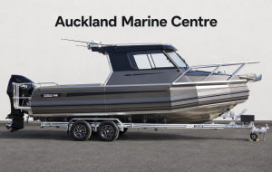 Kiwi Kraft 765HT, Suzuki DF200HP Outboard, Mudgway Tandem Trailer.