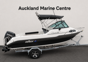 Reflex 485 Chianti, Mercury 60HP 4 Stroke Outboard on a Multi Roller Trailer.