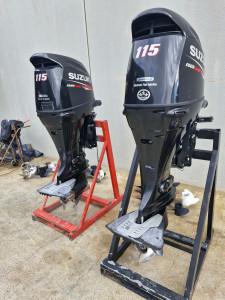 2015 Suzuki Twin DF115 outboard motors