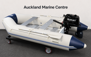 Inflatable Outboard Package-MD300, Suzuki DF6HP 4 Stroke Roll Up Alloy Floor Inflatable Keel.