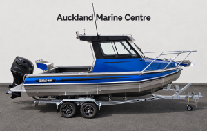 Kiwi Kraft 615 Hard Top, Suzuki 150HP Outboard on Trailer. 