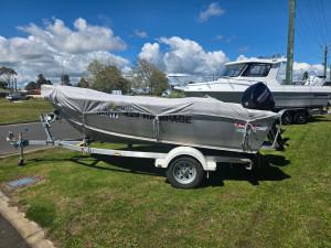 429 Rampage Stacer, alloy trailer & 40hp Mercury four stroke 22 hours