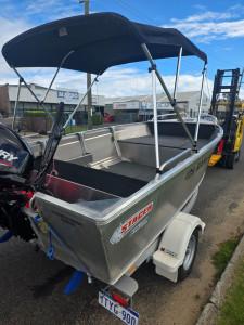 429 Rampage Stacer, alloy trailer & 40hp Mercury four stroke 22 hours