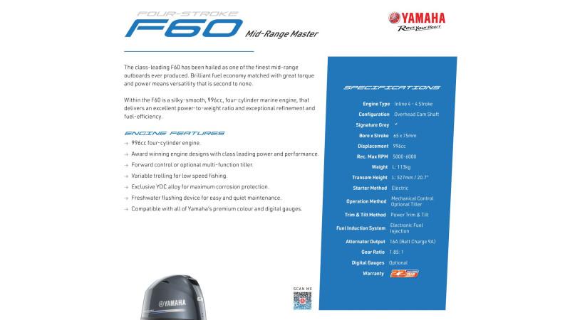 Quintrex 440 Renegade SC + Yamaha 60HP - In Stock