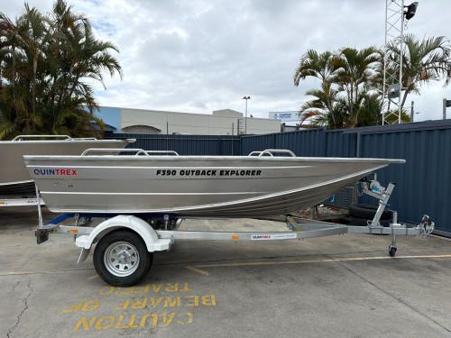 Carousel 1 of Quintrex F390 Outback Explorer + Yamaha 25HP - In Stock 