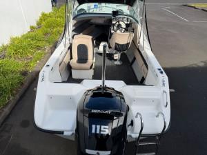 Fi-Glass Firestar, Mercury 115 Outboard on Trailer