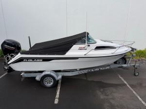 Fi-Glass Firestar, Mercury 115 Outboard on Trailer