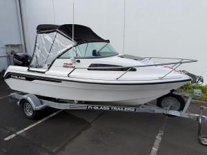 Fi-Glass Firestar, Mercury 115 Outboard on Trailer