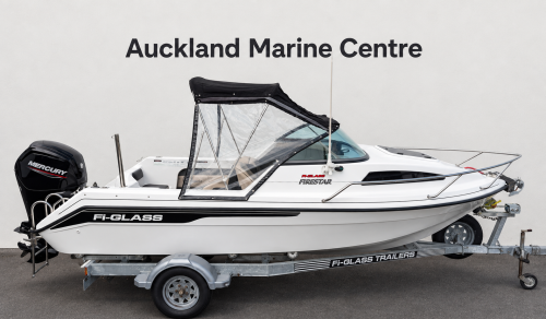 Fi-Glass Firestar, Mercury 115 Outboard on Trailer