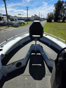 469 Crossfire Stacer, 80hp Mercury four stroke & alloy drive on trailer