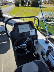 469 Crossfire Stacer, 80hp Mercury four stroke & alloy drive on trailer