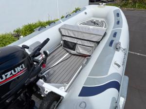 Highfield 3.1 Inflatable, Suzuki 20 Outboard on an Aakron Trailer