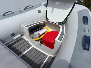 Highfield 3.1 Inflatable, Suzuki 20 Outboard on an Aakron Trailer