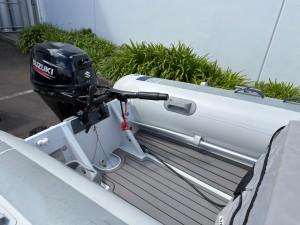 Highfield 3.1 Inflatable, Suzuki 20 Outboard on an Aakron Trailer
