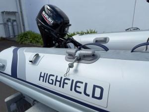 Highfield 3.1 Inflatable, Suzuki 20 Outboard on an Aakron Trailer