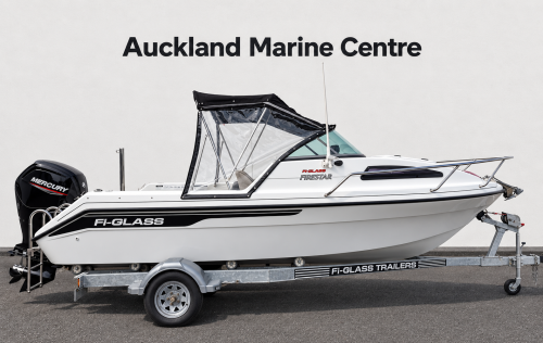 Fi-Glass Firestar, Mercury 115 Outboard on Trailer