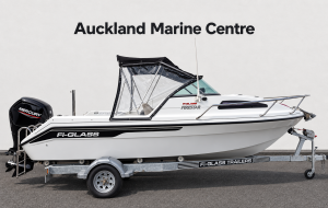 Fi-Glass Firestar, Mercury 115HP Outboard on Trailer