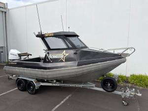 2025 Senator 585HT, Honda 150HP Outboard on Trailer
