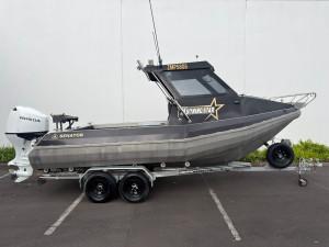 2025 Senator 585HT, Honda 150HP Outboard on Trailer