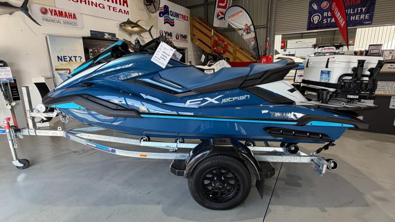 2026 Yamaha WaveRunner FX JETFISH on an Evolution Powersports Trailer with Black Alloy Wheels - 0% FINANCE