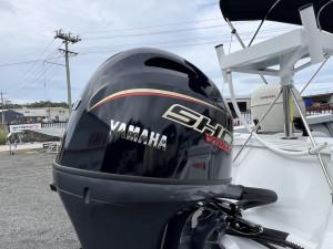 QUINTREX 481 TOP ENDER PRO POWERED BY A YAMAHA VF90LB VMAX SHO OUTBOARD ON A QUINTREX ALUMINIUM I-BEAM 1298 TRAILER - 387442