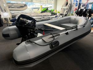 3.2 Inflatable RIB, Mercury 9.9HP 4 stroke Outboard on a Single Axle Roller Trailer