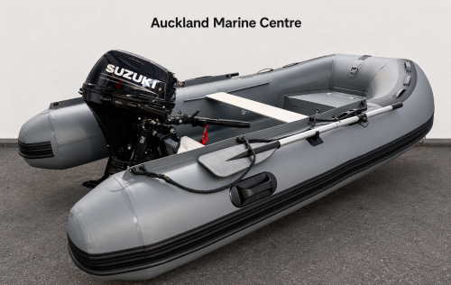 3.2 Inflatable RIB, Mercury 9.9HP 4 stroke Outboard on a Single Axle Roller Trailer