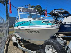 1998 Haines Signature 470DF 2021 Mercury 75hp 2.1 L Only 90 Hours Excellent First Boat*** Low Hour 4 Stroke Power** Full Dealer Service History
