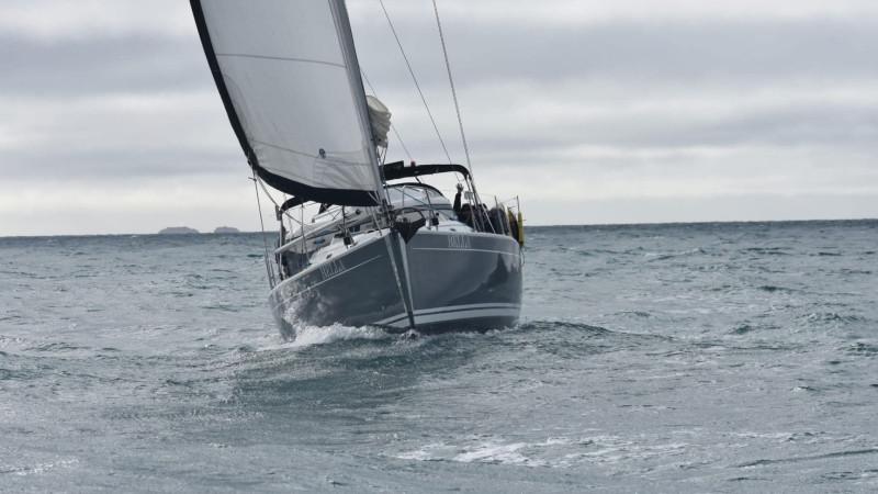 Hanse 370E - Bella - Striking Dark Grey Sailing Yacht