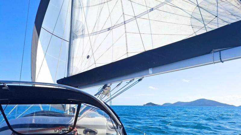 Hanse 370E - Bella - Striking Dark Grey Sailing Yacht