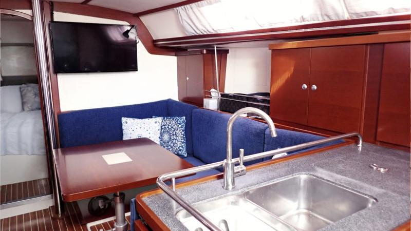 Hanse 370E - Bella - Striking Dark Grey Sailing Yacht