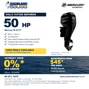 Mercury 50 HP EFI Fourstroke