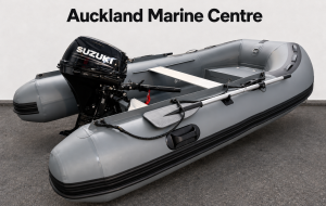 3.2 Inflatable RIB, Mercury 9.9HP 4 stroke Outboard on a Single Axle Roller Trailer