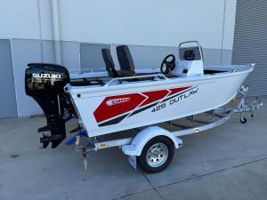 Stacer 429 Outlaw Side Console Suzuki DF50 2027 Model