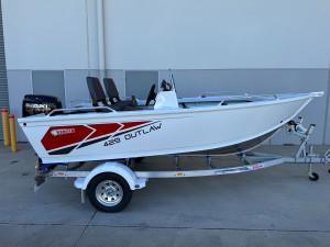 Stacer 429 Outlaw Side Console Suzuki DF50 2027 Model