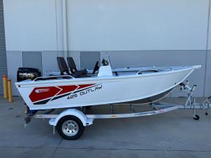 Stacer 429 Outlaw Side Console Suzuki DF50 2027 Model