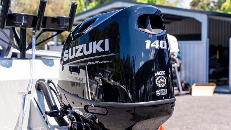 Bar Crusher 615BR Boat, Suzuki Marine DF140B Outboard & Trailer Package