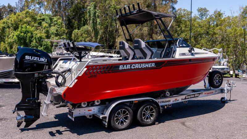 Bar Crusher 615BR Boat, Suzuki Marine DF140B Outboard & Trailer Package