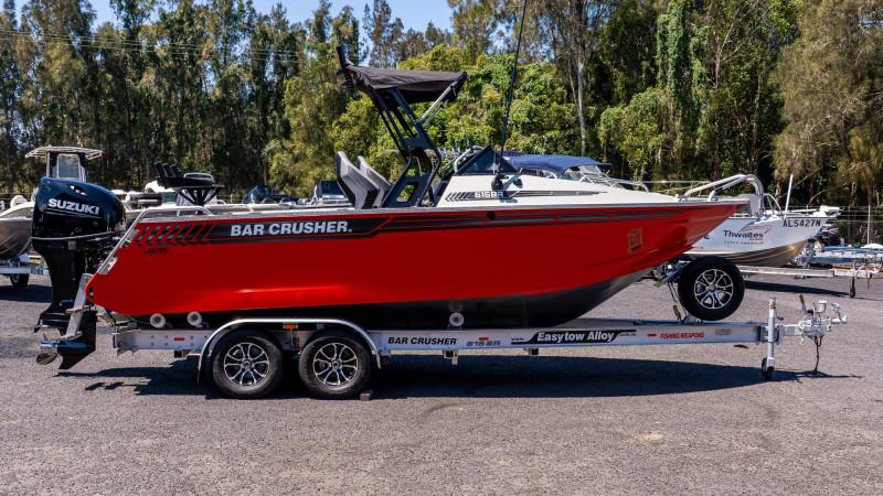 Bar Crusher 615BR Boat, Suzuki Marine DF140B Outboard & Trailer Package